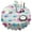Cute Hedgehog And-2, variant on Cute Hedgehog and Mushroom Round Tablecloth 60"x60",Wrinkle Wipeable Table Cloth for Kitchen Dining Room Picnic Patio Party