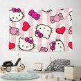 thumbnail image 4 of Hello Kitty Tapestry, Wall Hanging Tapestry, Wall Art Tapestries Poster, Home Decor For Bedroom Living Room Dorm, 60"X40", 4 of 8