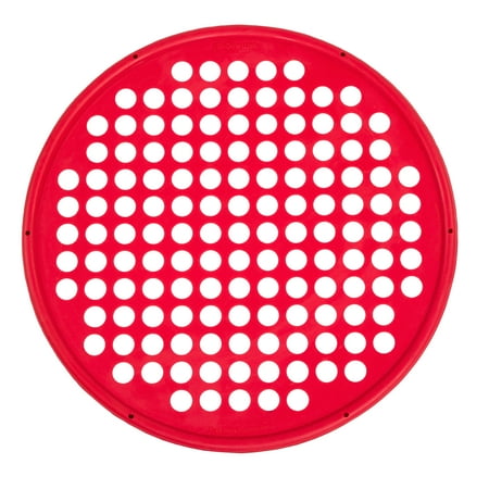 CanDo Hand Exercise Webs for Physical Therapy, Grip Strengthening, and Hand, Finger, Wrist Resistance Workouts, Portable Size, Latex Free, 14" Diameter, Red: Light