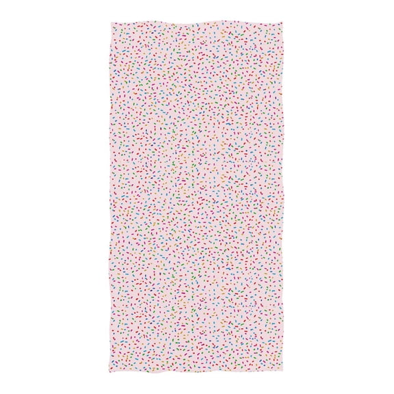 Oversized Beach Towel Extra Large Absorbent Microfiber Bath Towels Soft Quick Drying Colorful Sprinkles 74"x37"