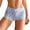 White, variant on Custom Letter Logo Low Waist Striped Tangas No Show Bikini Custom Thongs Women Underwear Panties Cotton Thong