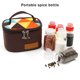 thumbnail image 5 of Eigraketly Botellas de condimentos Cesta de comida Bolsas organizadoras al aire libre Capacidad Contenedor resistente a desgarros Viaje Camping Kits de desorden para acampar, 5 of 6