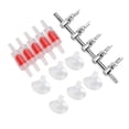 thumbnail image 4 of Aquarium Aeration Set, Stainless Steel Aquarium Regulating Valve Set Neat Aquarium Regulating Valve, for Fish, 4 of 8