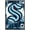 Barnwood Framed Version, variant on NHL Seattle Kraken - Maximalist Logo 23 Wall Poster, 22.375" x 34"
