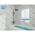 thumbnail image 3 of Faux Marble Wall Panels - 2X4 - Glossy - White, Grey, Tan Veins - Covers 31 sqft, 3 of 9