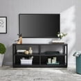 thumbnail image 3 of Evelyn&Zoe Thalia Rectangular TV Stand for TV's up to 60", Black, 3 of 8