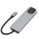 thumbnail image 5 of Hub USB C 5 en 1 USB3.0 87W PD Carga rápida Gigabit Ethernet USB C a interfaz multimedia de alta definición Adaptador USB C, 5 of 10