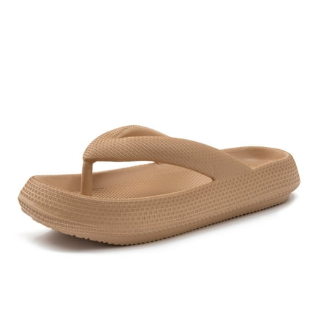 

JACKSHIBO Women Men Cloud Slides Sandals Non Slip Thick Sole Flip Flop Slides for Shower Beach Pool