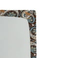 thumbnail image 3 of Ambesonne Paisley Fitted Sheet, Vintage Oriental Ethnic, Full Size, Redwood and Blue Grey, 3 of 3
