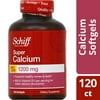 Schiff Super Calcium 1200mg Softgels (120 count), With Calcium To Support Healthy Bones & Teeth and Vitamin D3 for Immune Health Support*