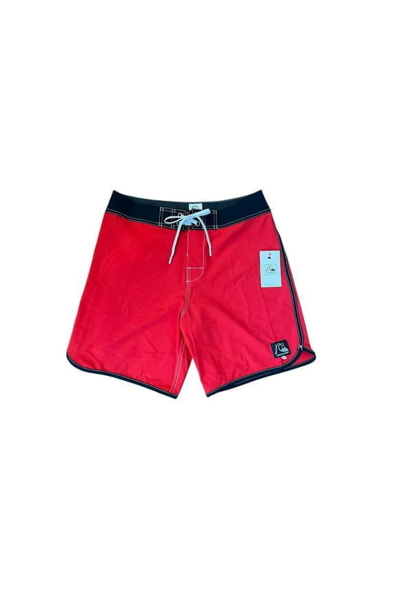 Men OR Scallop 18" Board Shorts Red Size 38