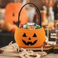 thumbnail image 3 of Halloween Cute Cotton Rope Baskets,Halloween Trick Or Treat Basket,Woven Storage Basket,Halloween Decorations Indoor, 3 of 5