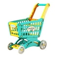 thumbnail image 2 of Bunblic Chariot de Magasinage pour Enfants Jouets de Bureau Rangement Jouets Interactifs Réalistes Cadeaux de la Saint-Valentin pour Enfants Jouets Éducatifs Simulation Vert, 2 of 8