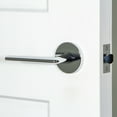 thumbnail image 6 of Viaggio Clobrz_Prv_234_Rh Circolo Right Handed Solid Brass Privacy Door Lever Set - Chrome, 6 of 7
