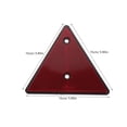 thumbnail image 2 of SEWACC 2Pack Roadside Emergency Triangles Dark Red for Trailers, 2 of 8