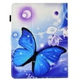 thumbnail image 2 of SaniMore Universal Case for 8.0-8.4 Inch Display Tablet, PU Leather Wallet Case Auto Wake/Sleep Card Slots Dual Viewing Angles Full Protective Case for All Kinds of 8.0-8.4 inch Tablet, Blue Butterfly, 2 of 7