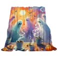 thumbnail image 2 of Blanket,Halloween Blankets For Hot Sleepers Pumpkin Cool Throw Blanket Lightweight Ice Blanket Summer Cold Blankets For Night, 2 of 9