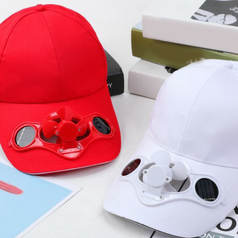 Sunscreen Powered Fan Hat 