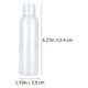 thumbnail image 3 of 12 botellas vacías de plástico de 120 ml con champú, jabón corporal líquido, 3 of 5