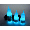 thumbnail image 4 of Glow On Super Phosphorescent Paint With Tip Applicator, Aqua, White Color, Aqua Glow, Small 3 ml Bottle., 4 of 10
