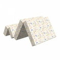 thumbnail image 2 of Botanical Foldable Mattress, Soft Berry Spring Growth, 74.8" x 35.4", Eggshell and Multicolor, by Ambesonne, 2 of 6