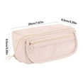 thumbnail image 4 of Clearance Cute Pencil Cases, Zipper Pencil Pouch Big Capacity Special Pencil Cases Storage Bag - Beige, 4 of 5