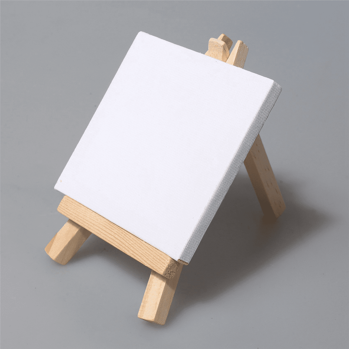Artists 3 Inch X3 Inch Mini Canvas & 5 Inch Mini Easel Set Painting Craft Drawing Set 72 Mini Canvases & 72 Mini Easels