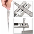 thumbnail image 4 of Wedge Probe Hole Space Taper Gauge Stainless Steel Welding Ruler Inspection Taper Gauge Imperial Measuring Tool, 4 of 5