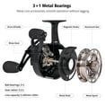 thumbnail image 5 of RANMEI 1Pc Ice Fishing Reel 3.2:1 Gear Ratio 3+1 Bearing Inline Ice Fishing Reel With Magnetic Drop System Winter Fishing Deep Water, 5 of 9