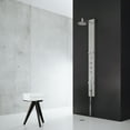 thumbnail image 4 of Vigo VG08001 Dilana 67" H 6-Jet Thermostatic Shower Panel - Stainless Steel, 4 of 9