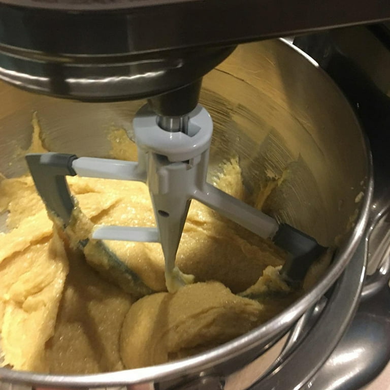 Flex Edge Beater for KitchenAid Bowl-Lift Stand Mixer - 6 Quart Dough  Mixing Paddle with Flexible Silicone Edges