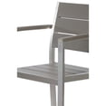 thumbnail image 2 of Pemberly Row Fauteuils Contemporains en Aluminium Gris (Ensemble de 4), 2 of 3