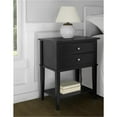 thumbnail image 3 of Ameriwood Home Table d'Appoint Franklin 2 Tiroirs, Noir, 3 of 6