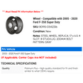 thumbnail image 2 of Wheel - Compatible with 2005 - 2020 Ford F-350 Super Duty 2006 2007 2008 2009 2010 2011 2012 2013 2014 2015 2016 2017 2018 2019, 2 of 2