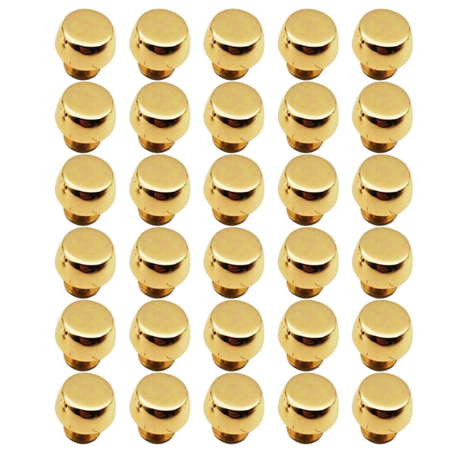 Miangastore Rivets de Sac en Zinealloy Doré pour Décoration 30 Pcs Faciles à Utiliser