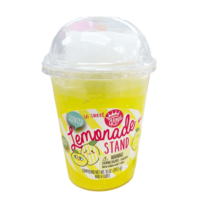Compound Kings Lemonade Cup Slime – Stretchy, Scented Fun in Pink