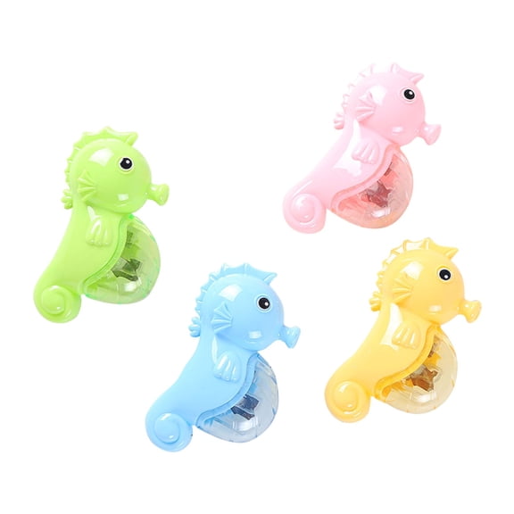Kaireo Creative Cartoon Animal Pencil Sharpener Is Made of Materials,Student Cute Manual Sharpener Eyebrow Small Pencil Sharpener Gift Cl Seahorse,Sharpen Pencils Smoothly,Cute Design with Colors