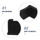 thumbnail image 3 of 20pcs L-Shaped Plastic Furniture Feet Protectors Sleeves Black 35mm Non-Slip Bed Frame Chair Leg Covers Floor Protectors For Shelves And Furniture Acc, 3 of 3