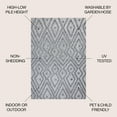 thumbnail image 4 of JONATHAN Y IBIZA 8 x 10 Area Rug, Balansat Moroccan Diamond - Dark Gray, IBZ100A-8, 4 of 10