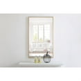 thumbnail image 3 of Metal frame Rectangle Mirror 24 inch Brass, 3 of 5