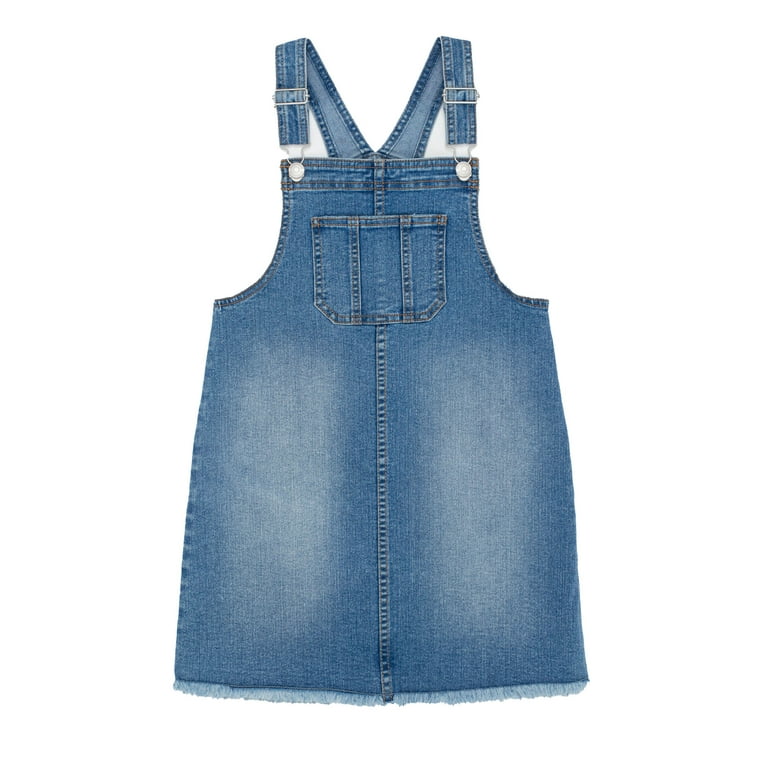 Ladies denim jumper dresses hot sale