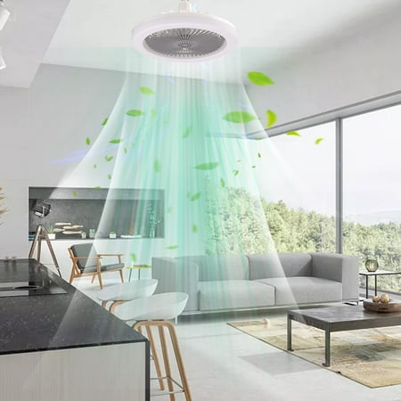 

Dusknt Clearance! Household Fan Lamp Holder Fan Lamp Gy1 Ceiling Fan with Light Closed Thin Fan Light Ceiling Fan Light Hidden Electric Fan Universal Joint Lamp Holder Family Summer Gift