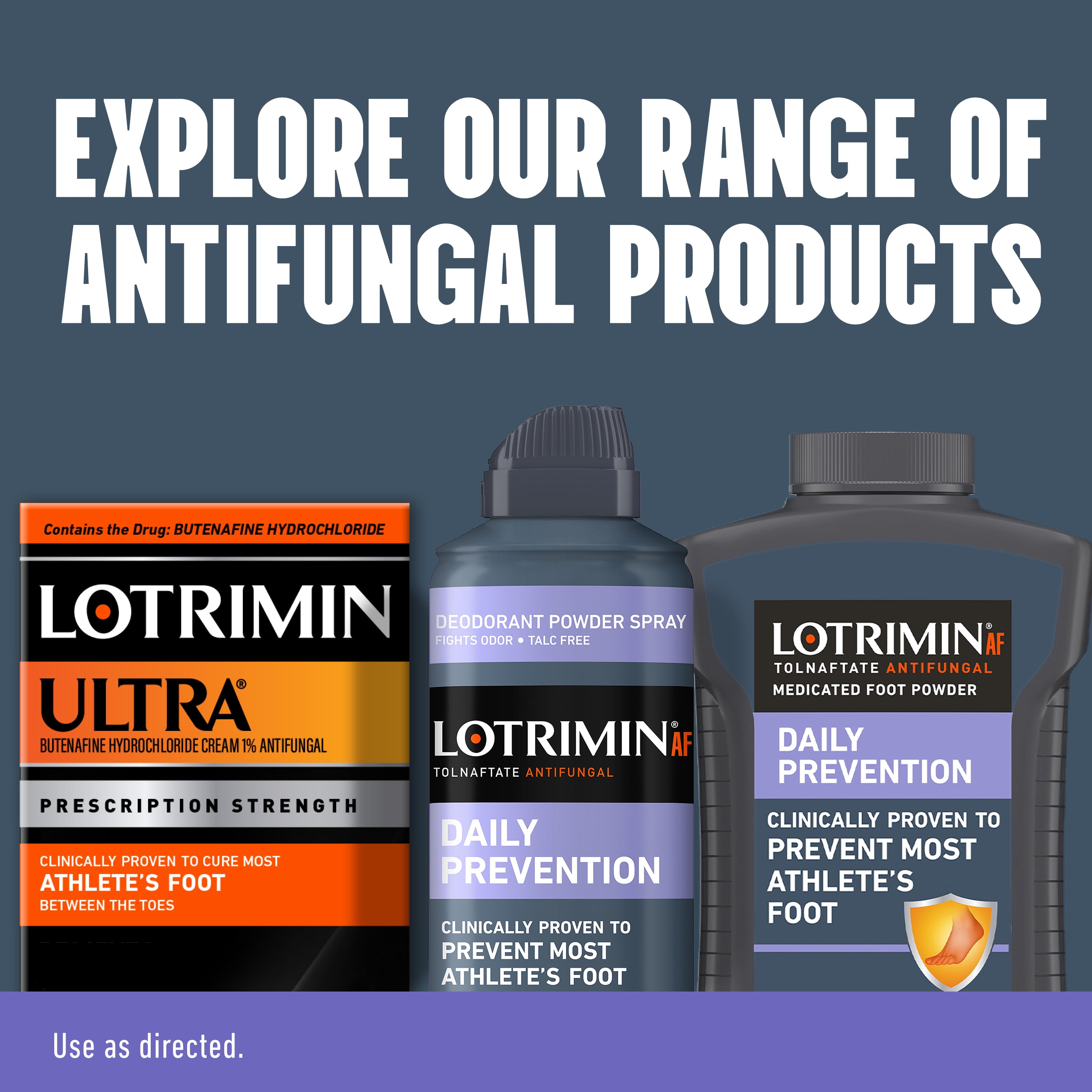 (4 pack) Lotrimin AF Athlete's Foot Daily Prevention Deodorant Powder Spray, 4.6 Ounce