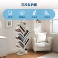 thumbnail image 1 of EDTara Modern Tree-Shaped Wooden Bookshelf, 5 Tiers for Books and Decor, Space-Saving Storage Solution, 1 of 8