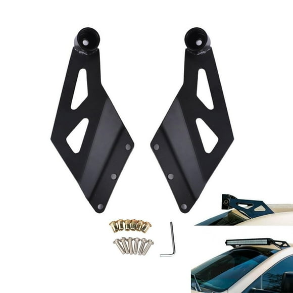 Lightronic Support de Montage Supérieur pour Pare-Brise 50 Led Barre Lumineuse Supports de Montage de Toit s'Adapte Dodge RAM 1500 2500 3500