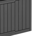 thumbnail image 4 of Uforic 100 Gallon Deck Box, Lockable Resin Outdoor Storage Box, Waterproof Outdoor Container for Patio Garden, Dark Gray, 4 of 10