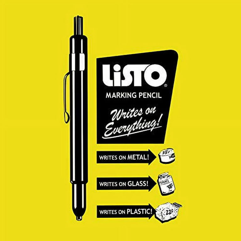 LISTO F2PT8CD Bundle of Listo 1620 Marking Pencil/Grease Pencils