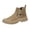 Khaki, variant on Casual Boots Men Side Zip Boots for Men, Chelsea Boots, Side Zipper for Quick on-off with Non Slip Comfortable Sole for Daily Wear and Easy on off Design