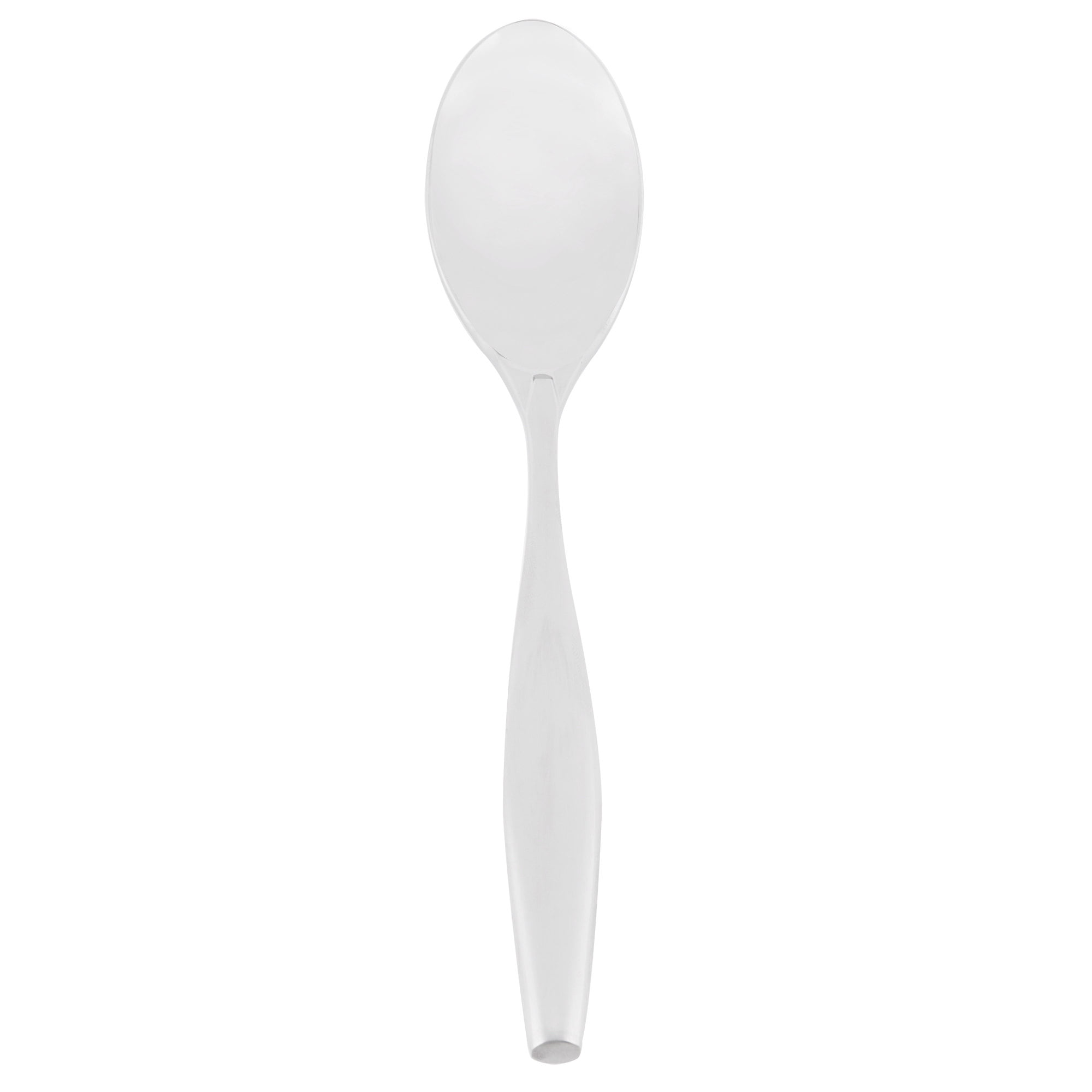 1000 x Economy White Plastic Dessert Spoons Cutlery Disposable Reusable 