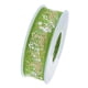 thumbnail image 4 of Cintas navideñas con borde de alambre, multiusos, duraderas, decorativas, con estampado navideño. Verde, 4 of 9